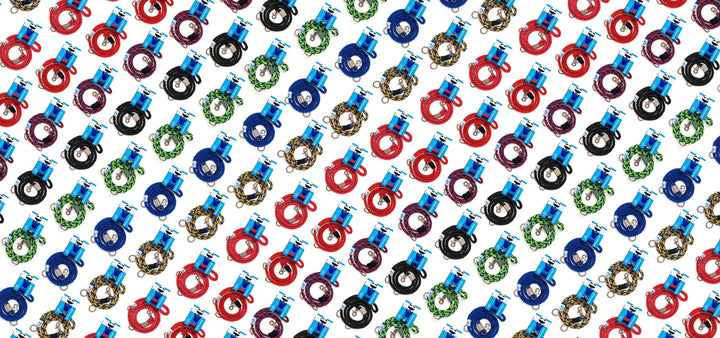 100% Recycled - BETTERLEASH: Royal Red & Blue
