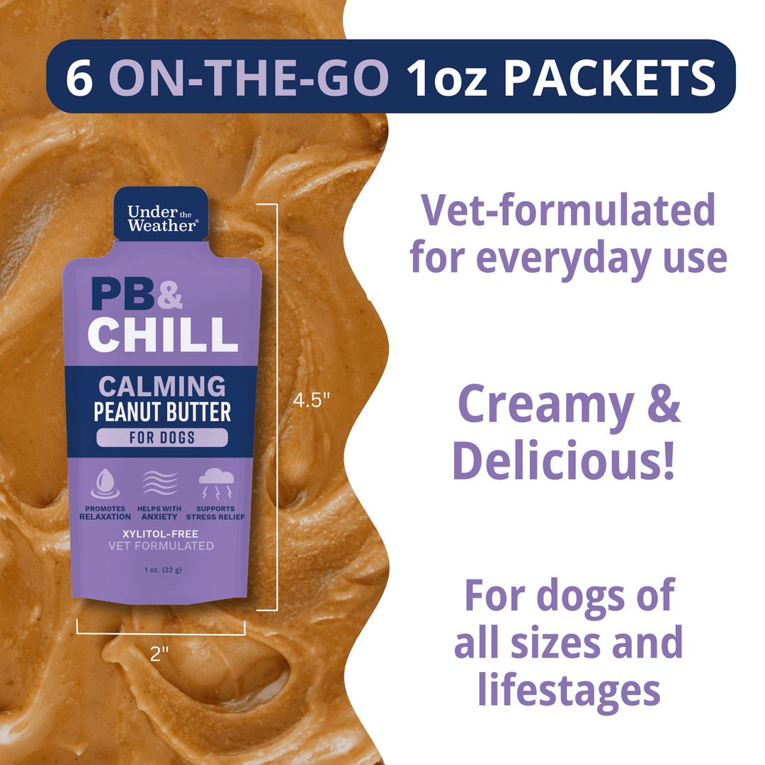 PB & Chill Calming Peanut Butter Packets For Dogs