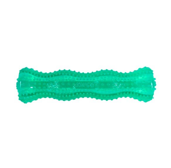 Juguete masticable para perros KONG® Squeezz® Dental Stick, mediano