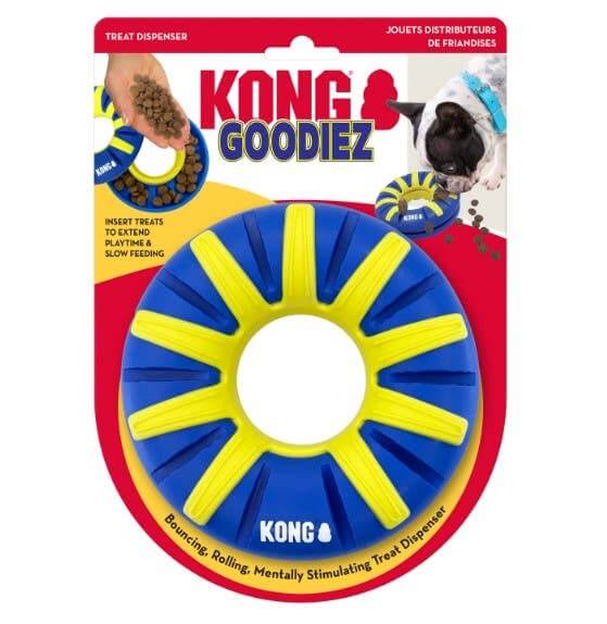 Dispensador de golosinas KONG® Goodiez™: ¡Diversión mentalmente estimulante para tu perro!
