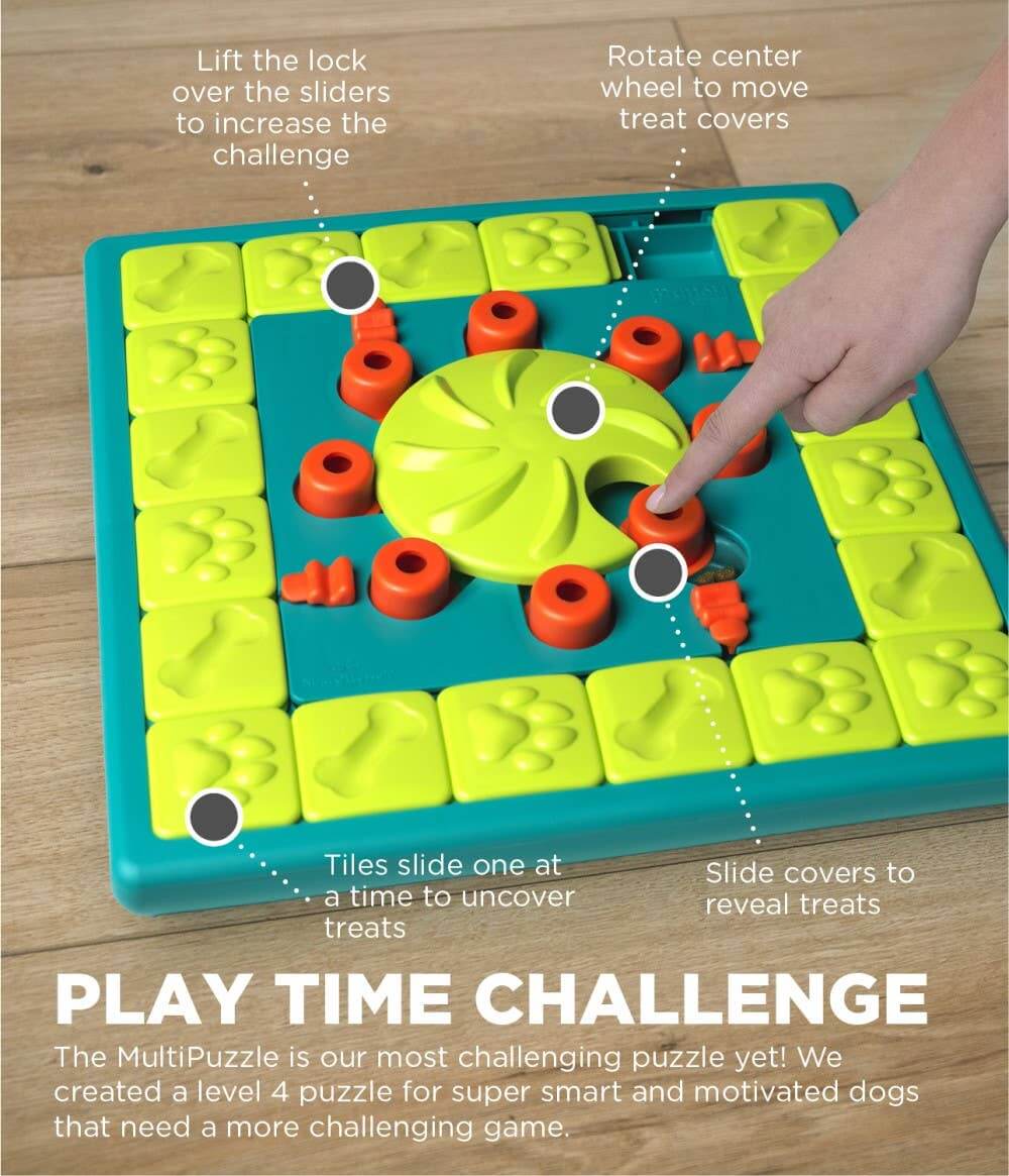 Juguete interactivo multipuzzle para perros Nina Ottosson