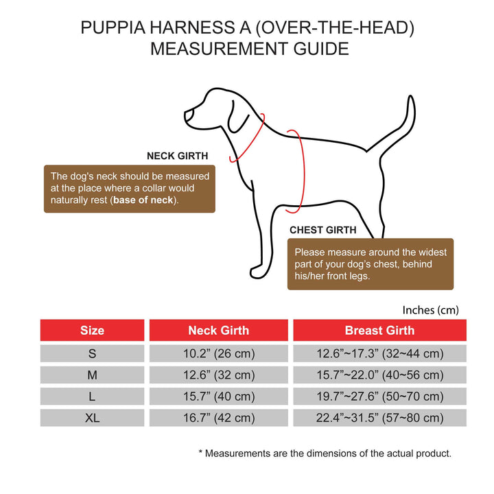 Puppia Theros Dog Harness – Stylish Comfort for Every Walk - Pink