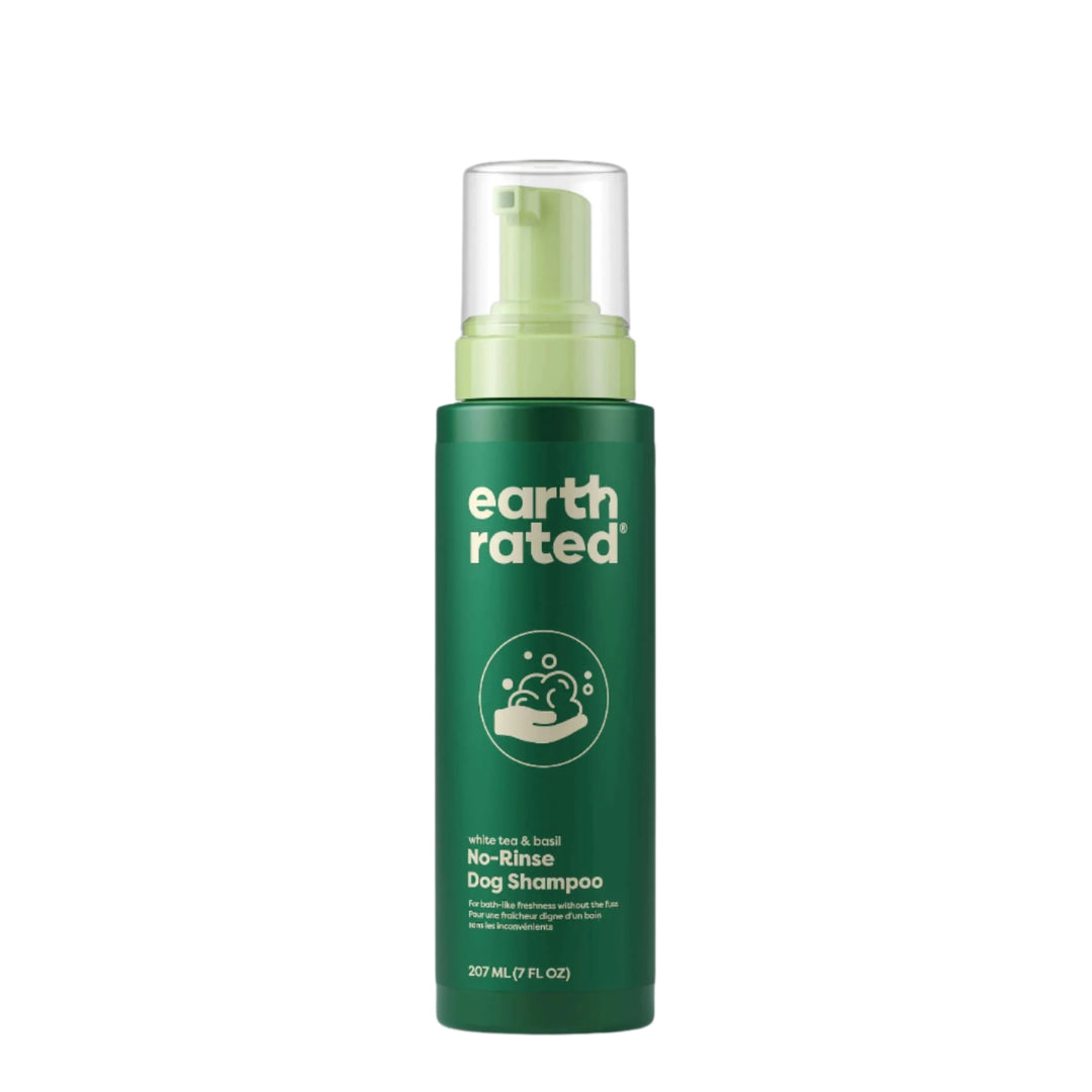 Champú sin enjuague Earth Rated para perros: cuidado rápido, fácil y sin estrés, 7 oz