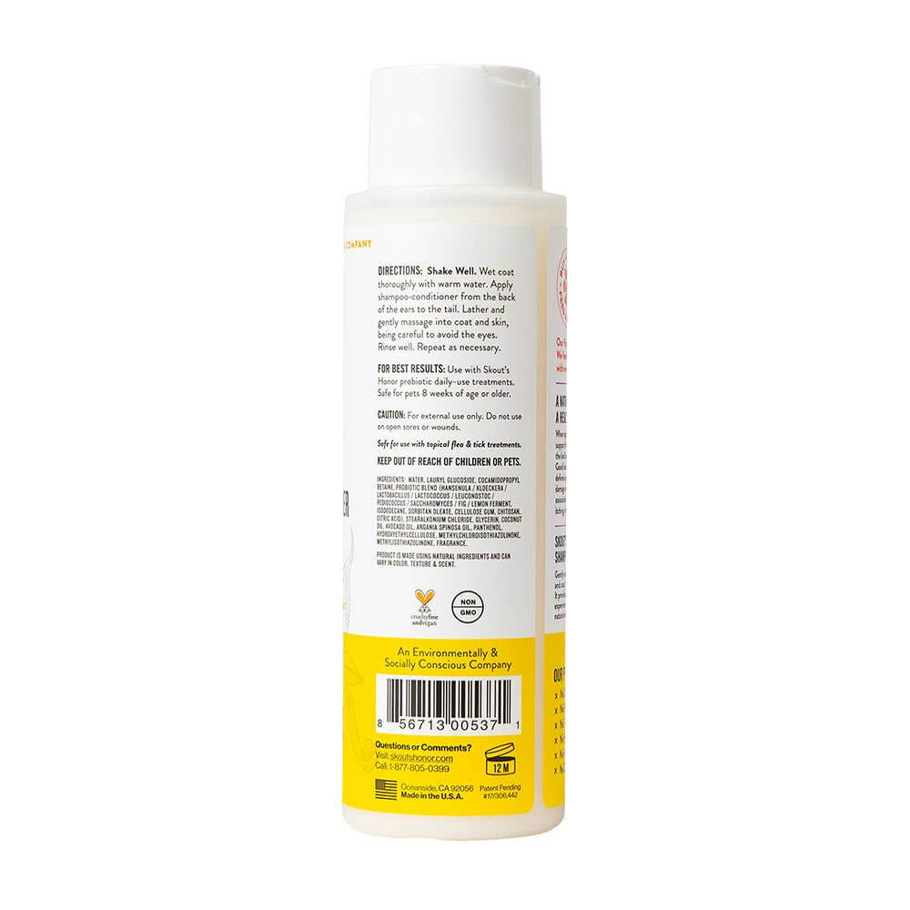 Champú y acondicionador probiótico Skout's Honor – Madreselva (16 oz)