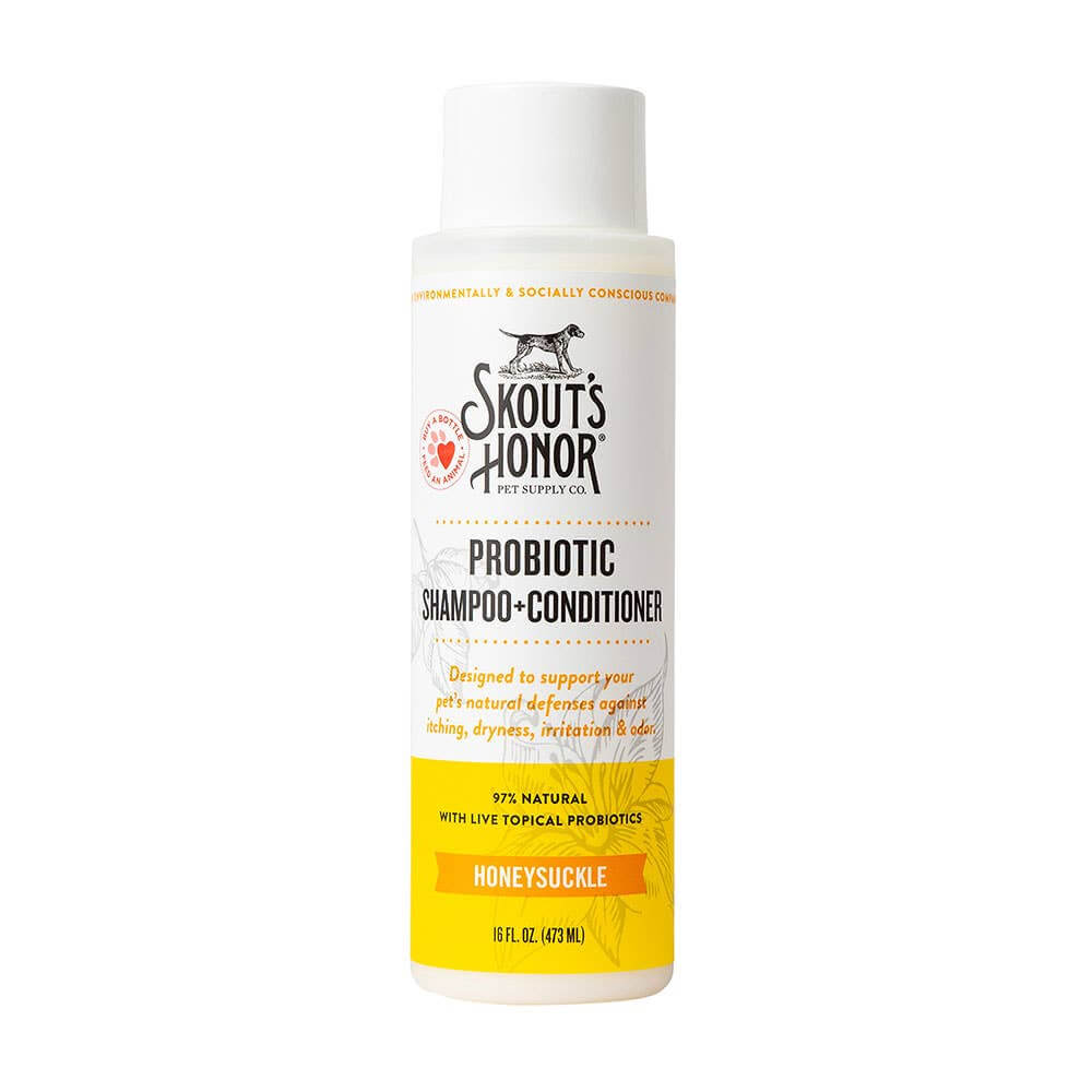 Champú y acondicionador probiótico Skout's Honor – Madreselva (16 oz)
