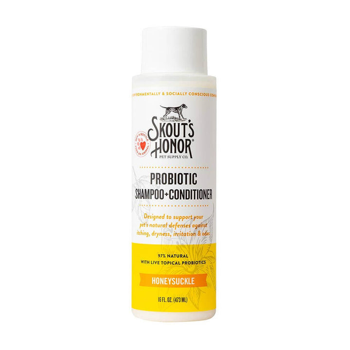 Champú y acondicionador probiótico Skout's Honor – Madreselva (16 oz)