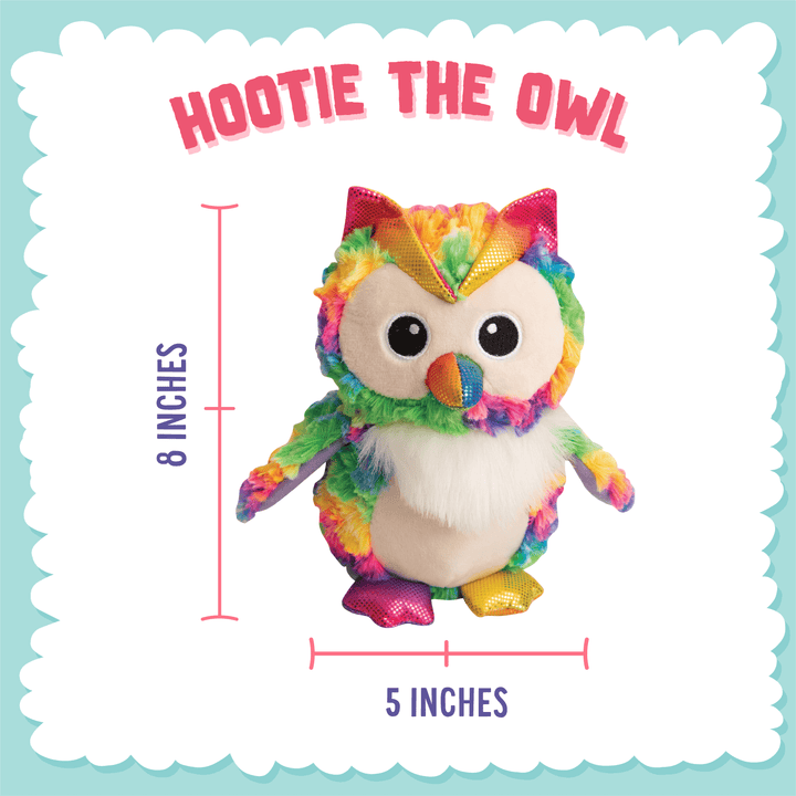 SnugArooz Hootie the Owl Plush Dog Toy 8"