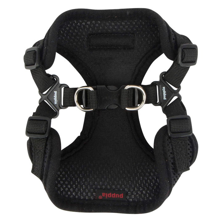 Puppia Soft C Dog Harness – Comfortable, Secure & Lightweight-BLACK