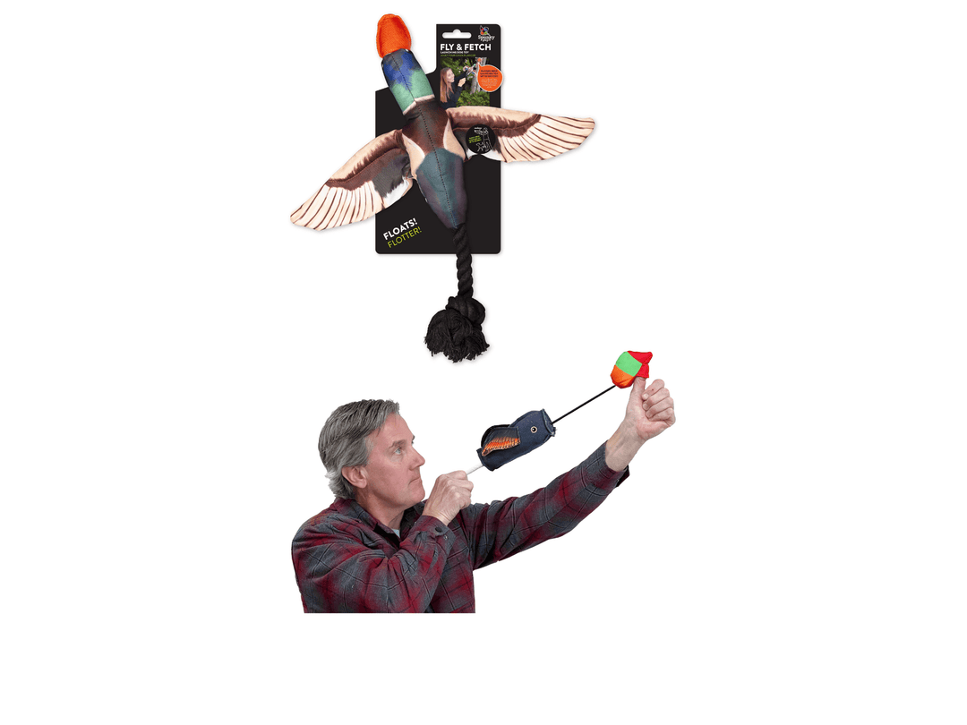 Fly & Fetch Launching Toys: Duck
