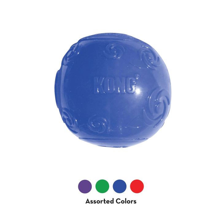 Juguete masticable para perros KONG® Squeezz Ball, surtido mediano