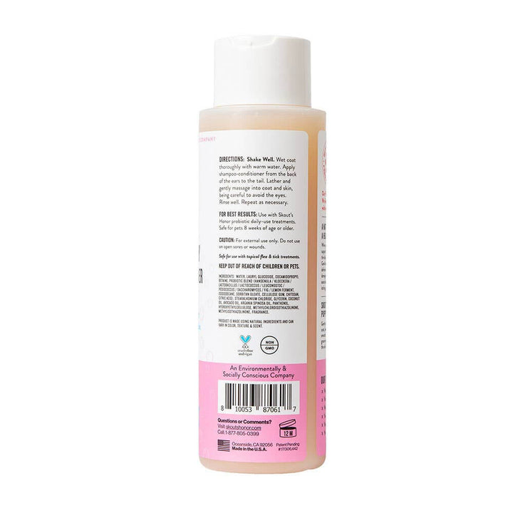 Champú y acondicionador probiótico Skout's Honor – Happy Puppy (16 oz)