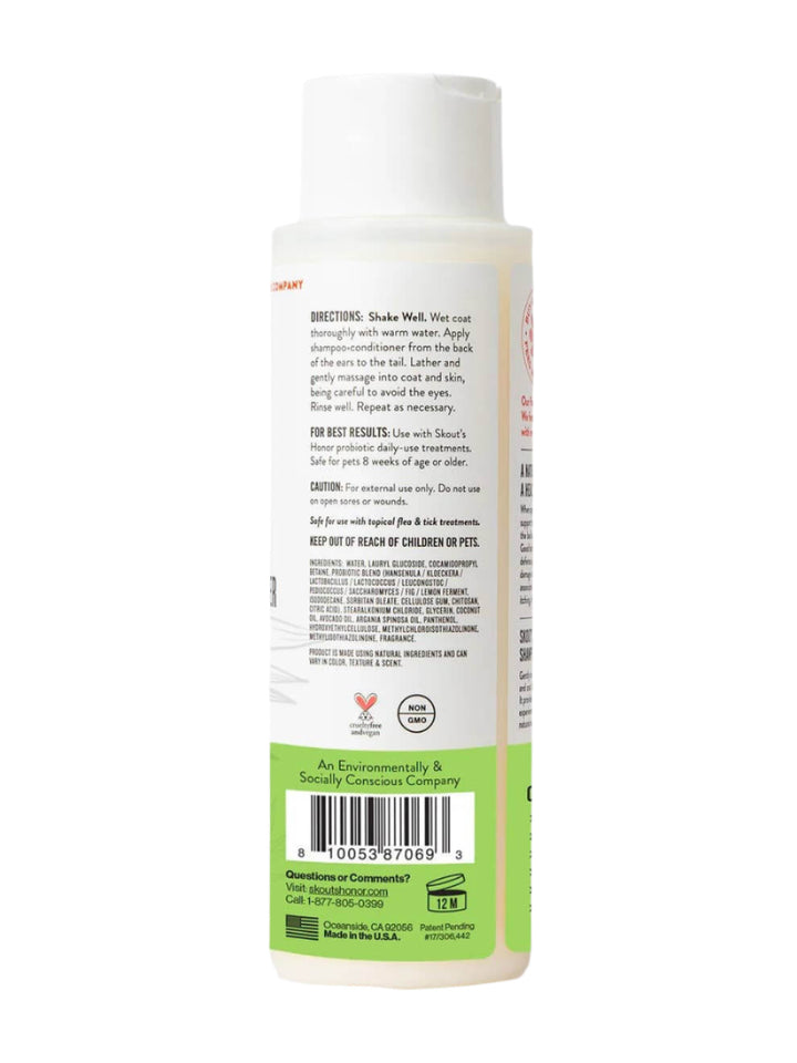 Champú y acondicionador probiótico de Skout: suave e hidratante, 16 oz