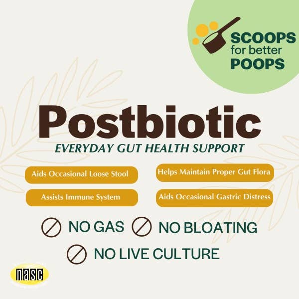 Polvo postbiótico para la salud intestinal Pet Releaf Rituals