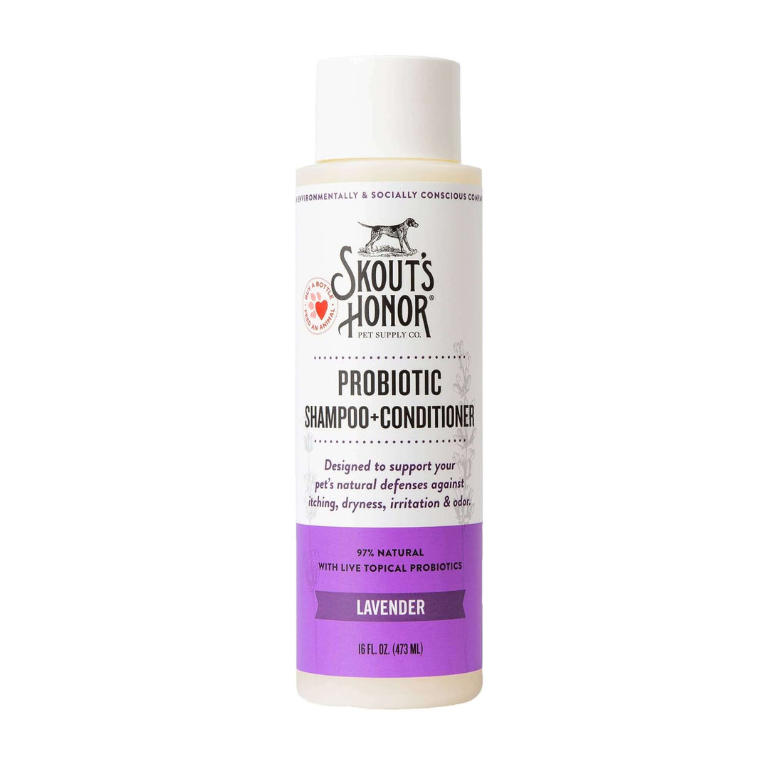 Champú y acondicionador probiótico Skout's Honor: suave e hidratante, 16 oz