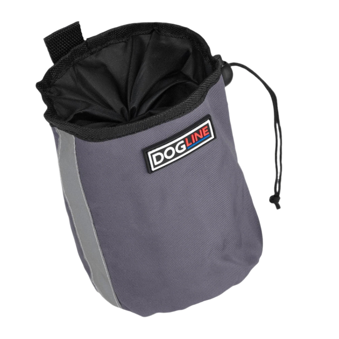 Beta Treat Pouch + Built-In Waste Bag Dispenser: Gray