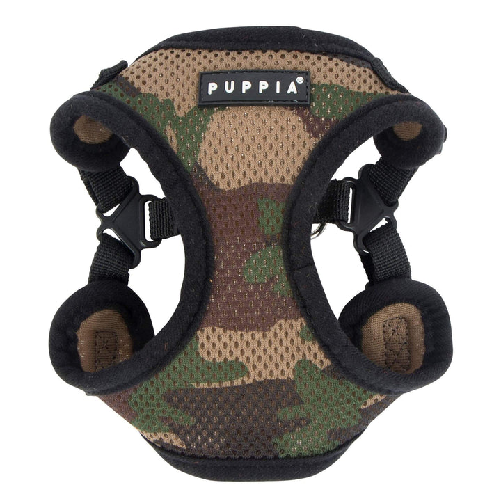 Puppia Soft C Dog Harness – Comfortable, Secure & Lightweight-CAMO