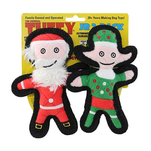 Tuffy Jr. - Pack de 2 duendes y Papá Noel navideños