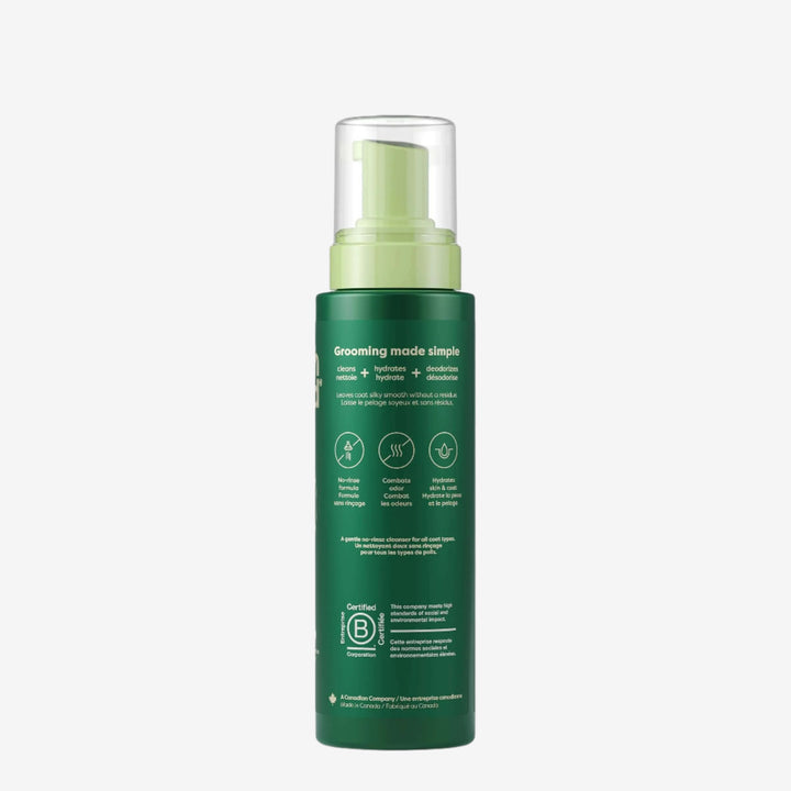 Champú sin enjuague Earth Rated para perros: cuidado rápido, fácil y sin estrés, 7 oz