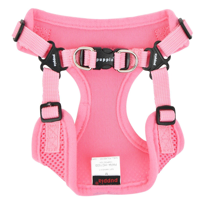 Puppia Soft C Dog Harness – Comfortable, Secure & Lightweight - PINK