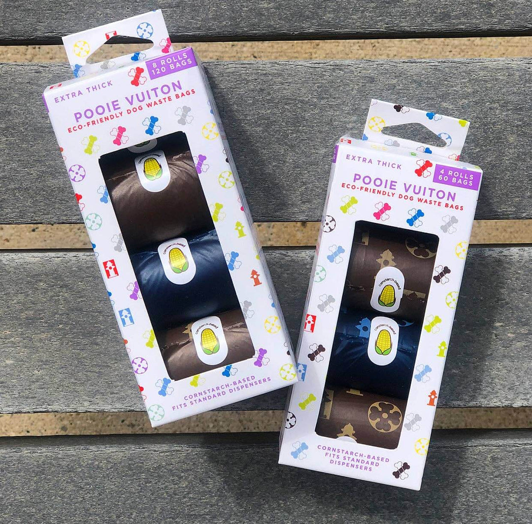 Stylish Dog Poop Bags – Cornstarch-Based 120 bags