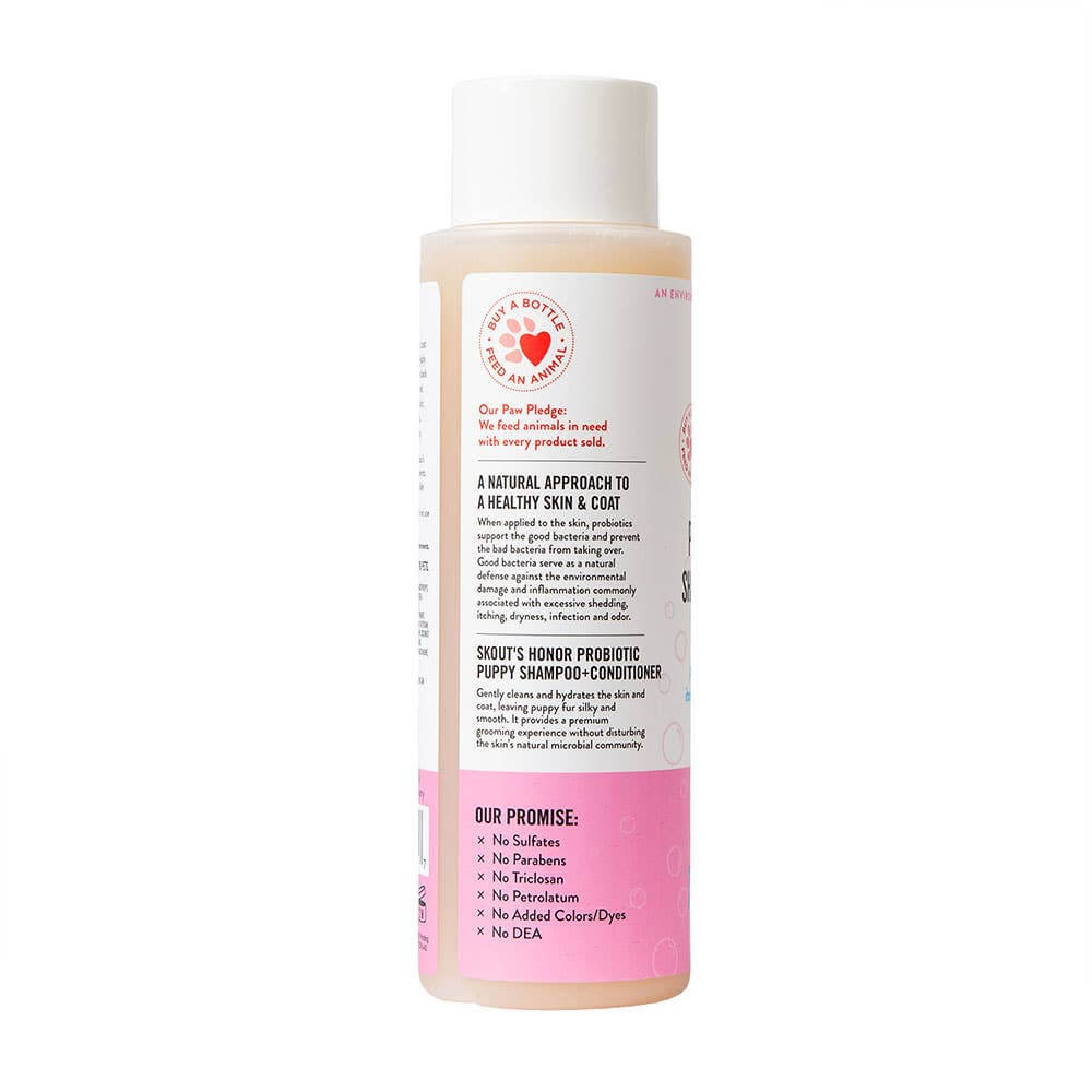 Champú y acondicionador probiótico Skout's Honor – Happy Puppy (16 oz)