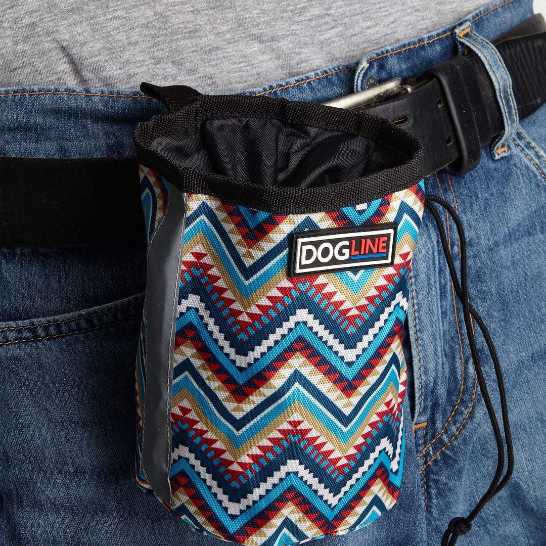 Beta Treat Pouch + Built-In Waste Bag Dispenser: Aztec