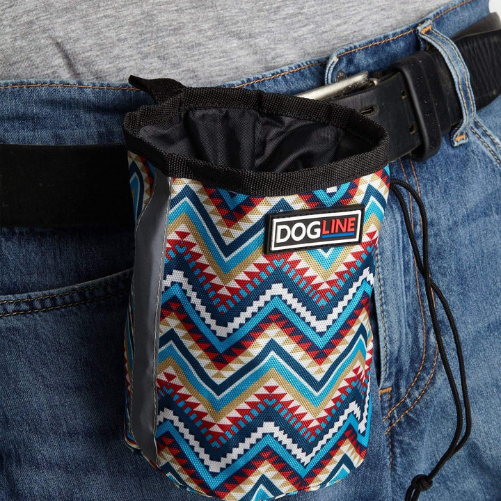Beta Treat Pouch + Built-In Waste Bag Dispenser: Aztec