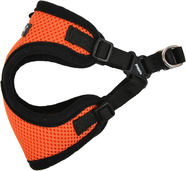 Puppia Soft C Dog Harness – Comfortable, Secure & Lightweight - ORANGE