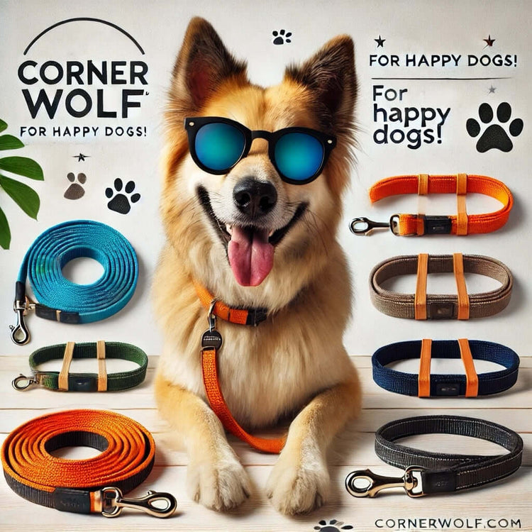 Shop eco-friendly dog leashes at Cornerwolf.com! Durable, stylish designs in vibrant colors for happy dogs. Perfect for walks and adventures!