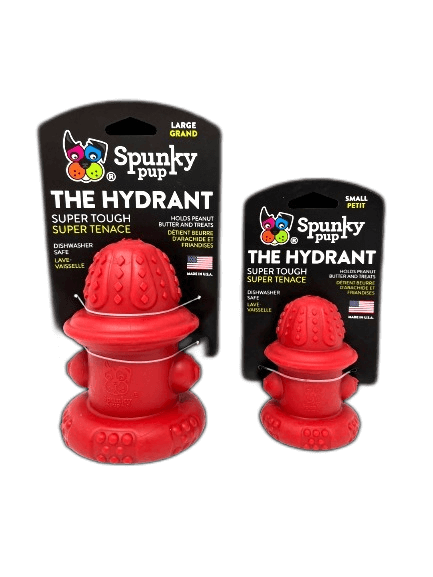 Spunky Pup Rubber Hydrant - Made in the USA: Large