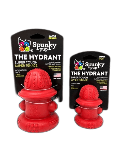 Spunky Pup Rubber Hydrant - Made in the USA: Large