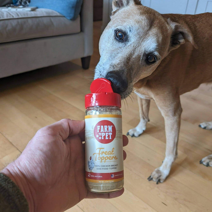 Farm to Pet Chicken Treat Dog Food Topper – 4.7 oz