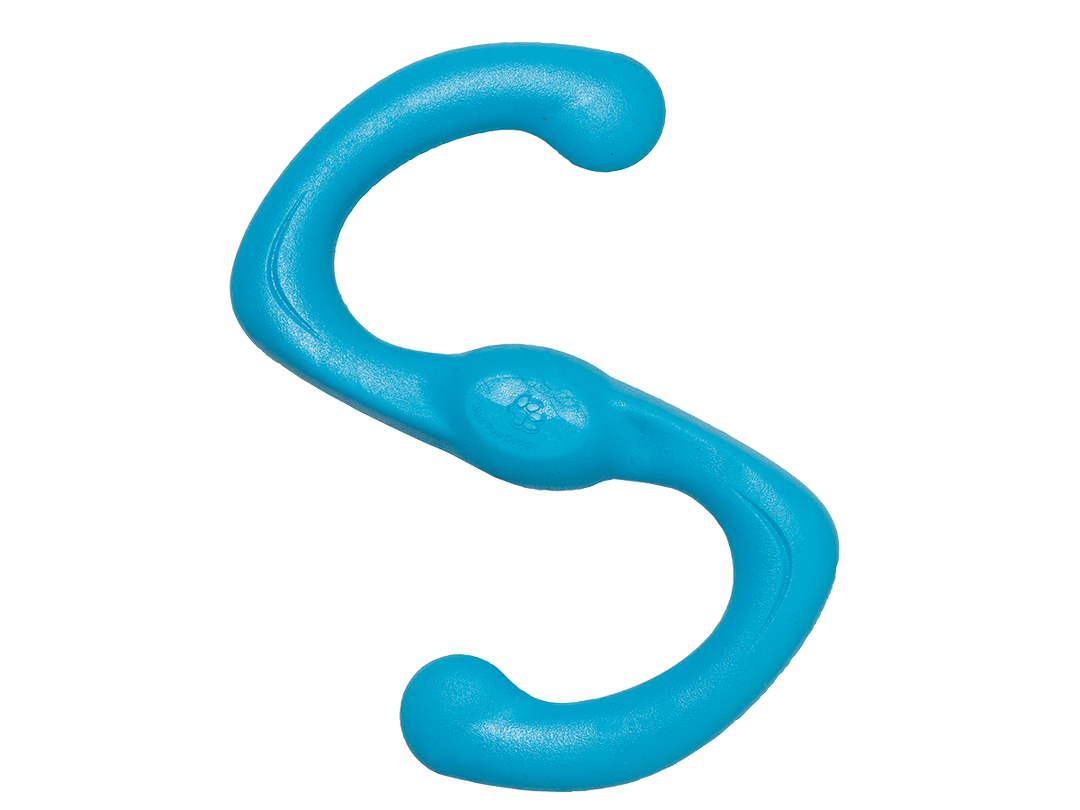 Bumi® Dog Toy for Chew, Tug, and Fetch: Aqua Blue / Large