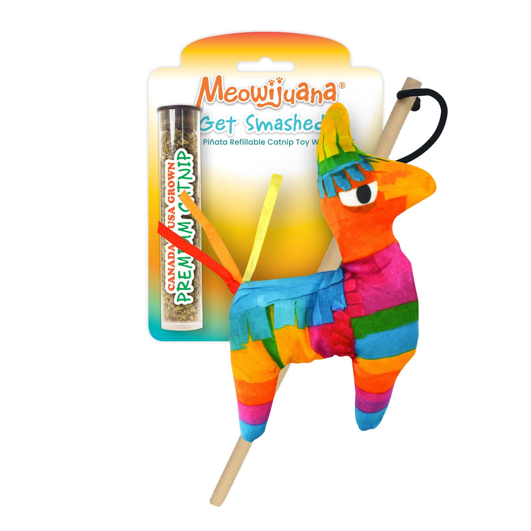 Meowijuana Get Smashed Pinata w/Wand Cat Toy