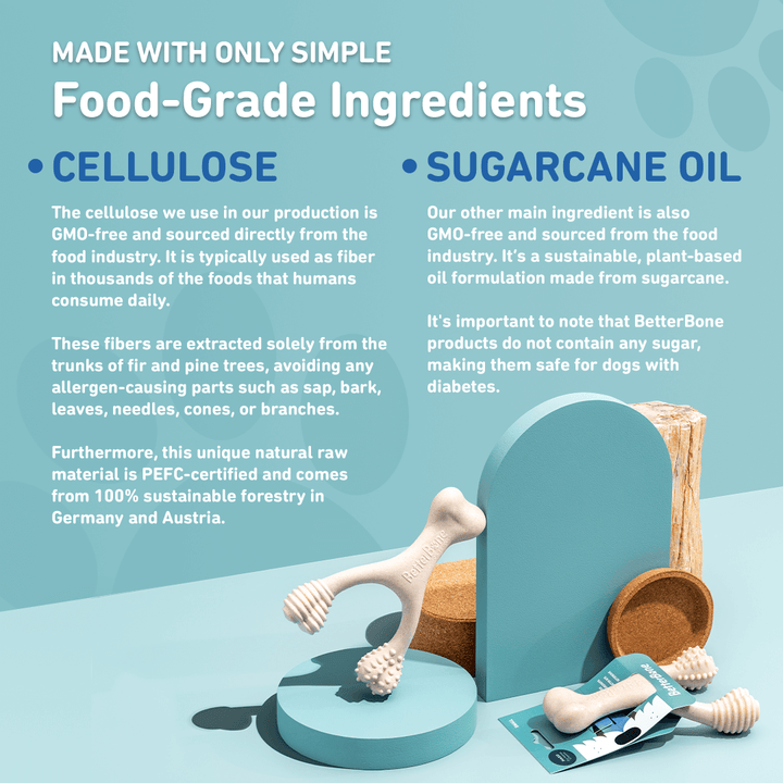 BetterBone SOFT- All-Natural, Safer on Teeth, Sustainable: Beef / Large (dogs over 25 lbs)