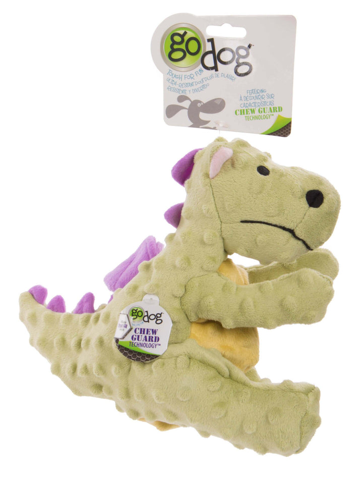 GoDog Dragons Squeaky Plush Dog Toy Large