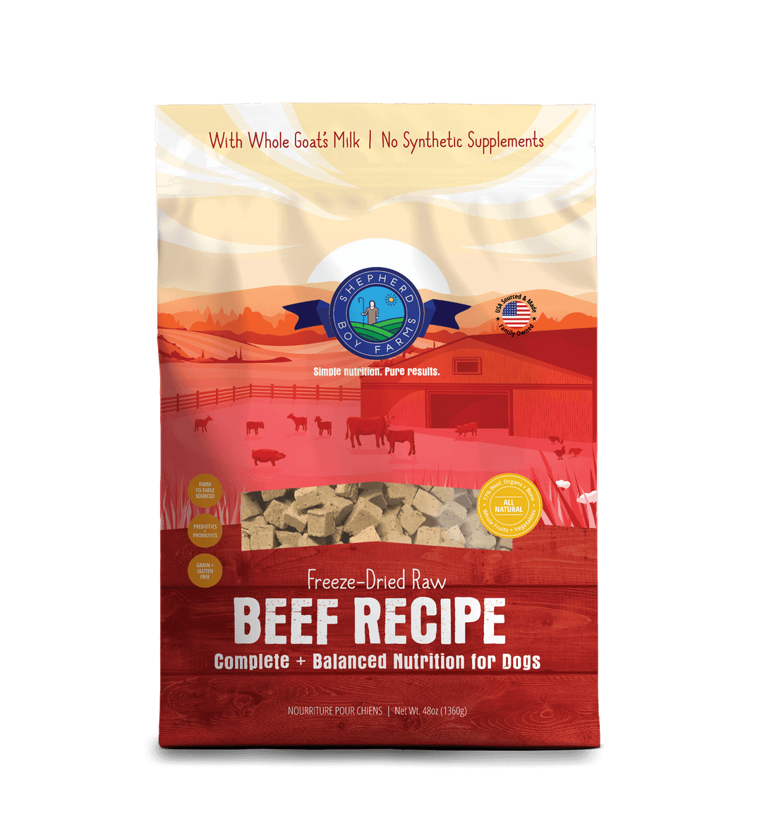 Freeze Dried Beef Recipe Food: 14oz
