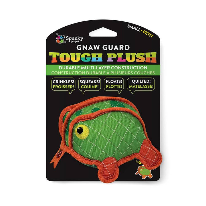 Spunk Pup Tough Plush Neons: Medium/Frog