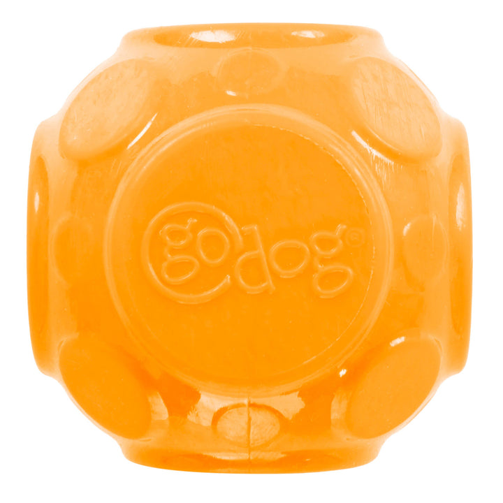 GoDog Silent Squeaker Ball Dog Toy 2pk