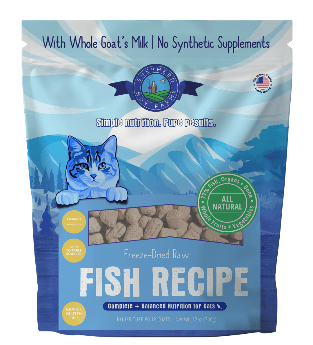 Freeze Dried Fish Recipe For Cats - 12oz