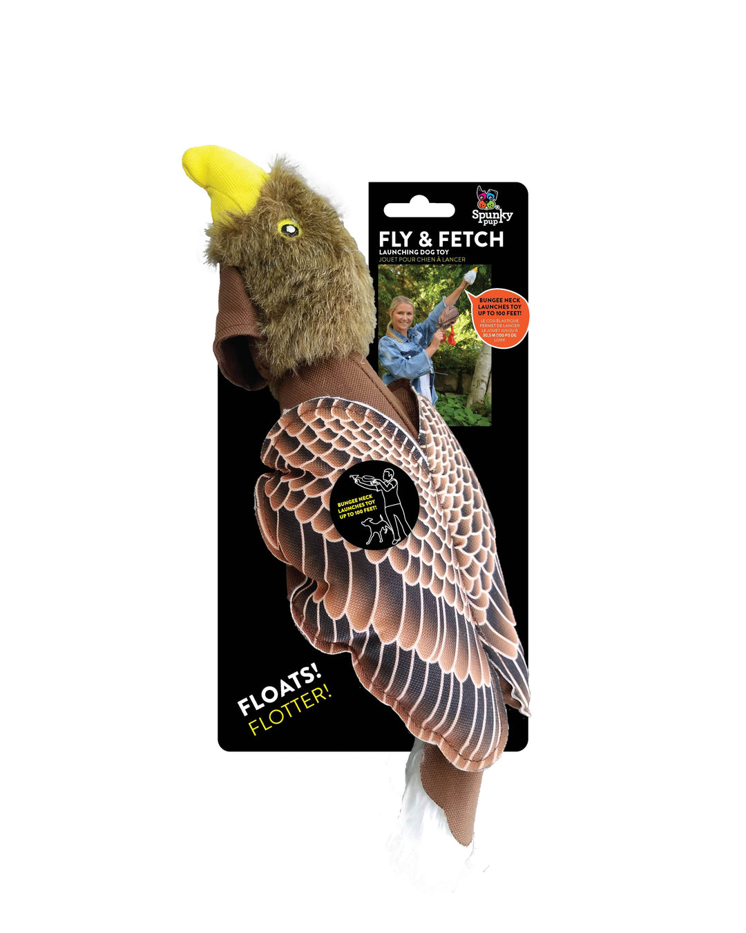 Spunky Pup Fly & Fetch Launching Toys: Eagle