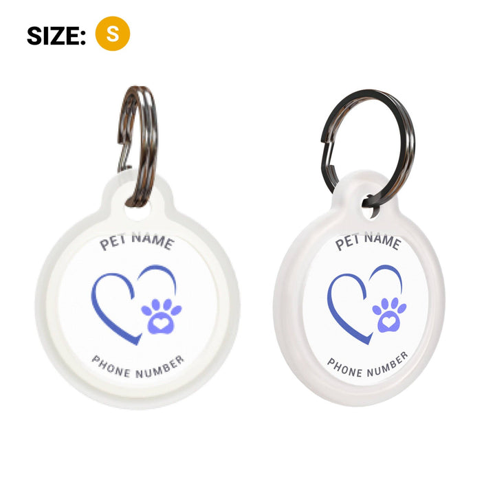 Dog Id Tag Personalized, Custom Dog Tag For Puppy - ID Tag: Circle S (25 mm)