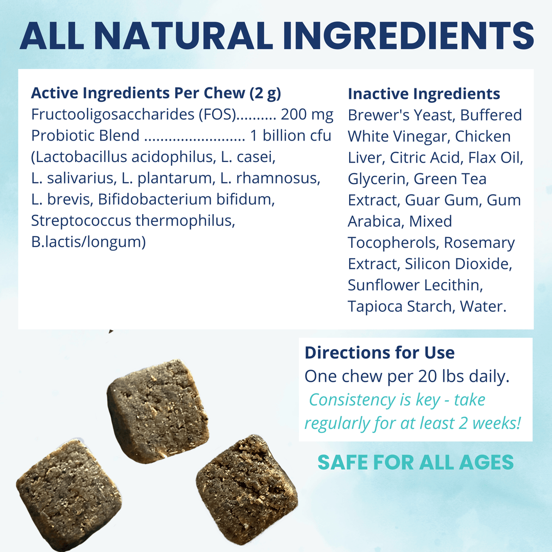 Under the Weather Probiotic Chews for Dogs