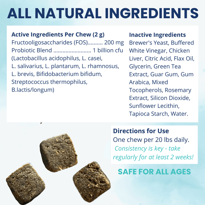 Under the Weather Probiotic Chews for Dogs