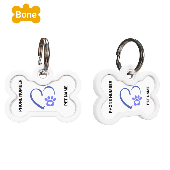 Dog Id Tag Personalized, Custom Dog Tag For Puppy - ID Tag: Circle S (25 mm)