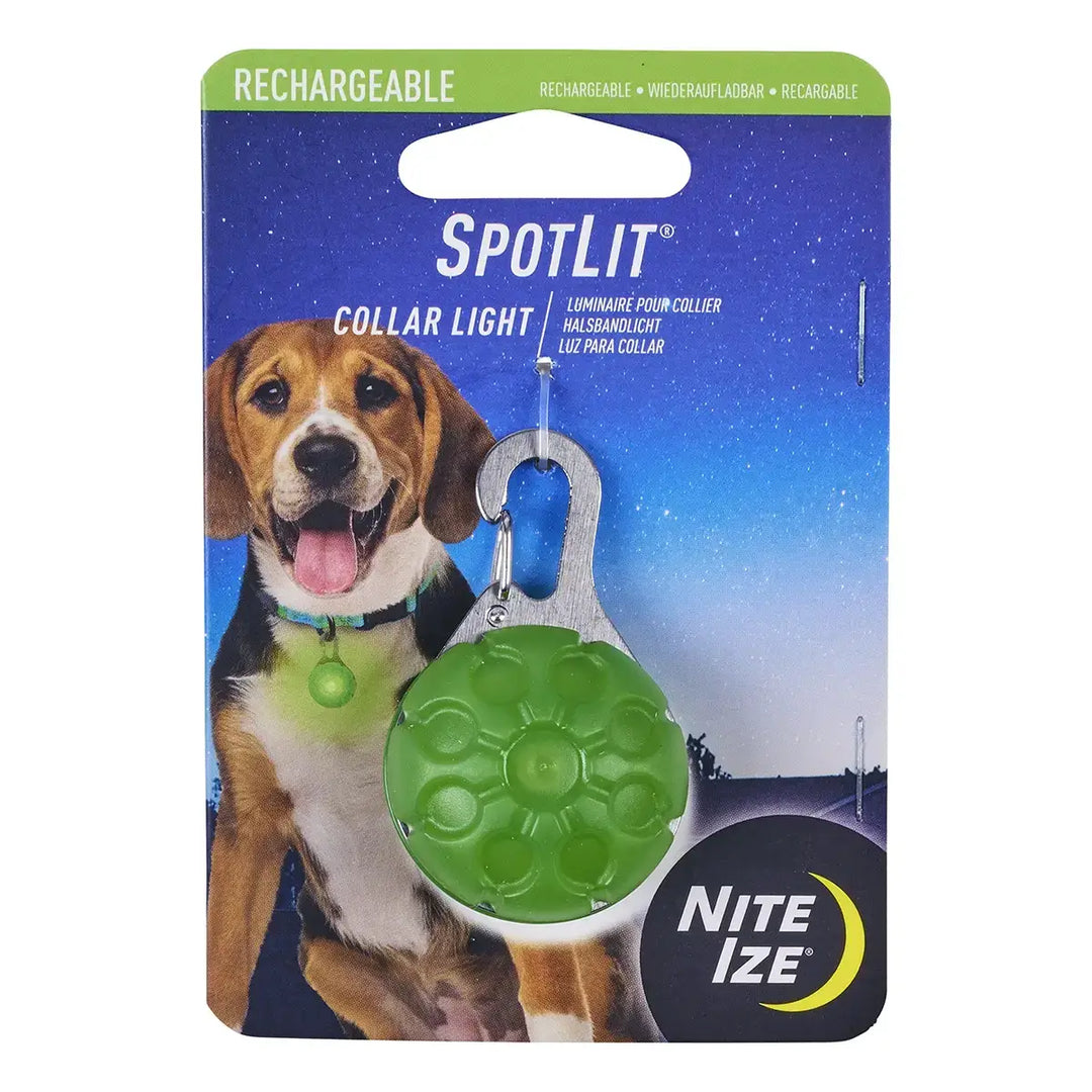 Nite Ize SpotLit® Rechargeable Collar Light - Green