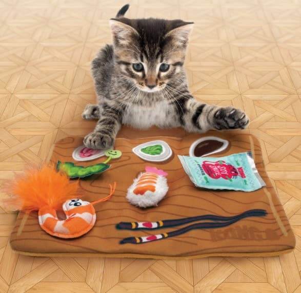 KONG® Pull-A-Partz™ Sushi Cat Toy