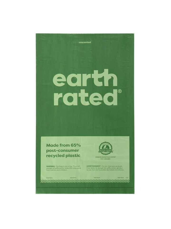 Earth Rated Unscented Poop Bags 300ct on a Large Single Roll
