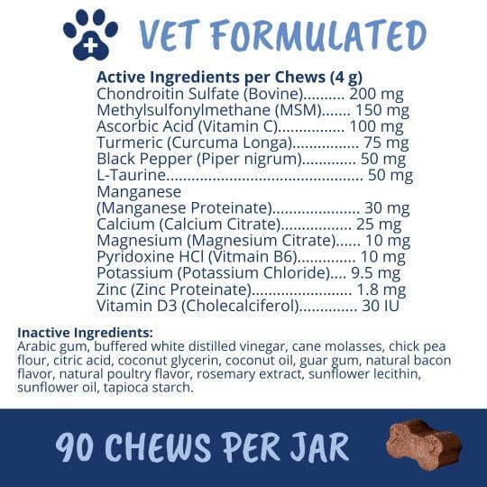 Under the Weather Disc & Spine Soft Chew 60ct
