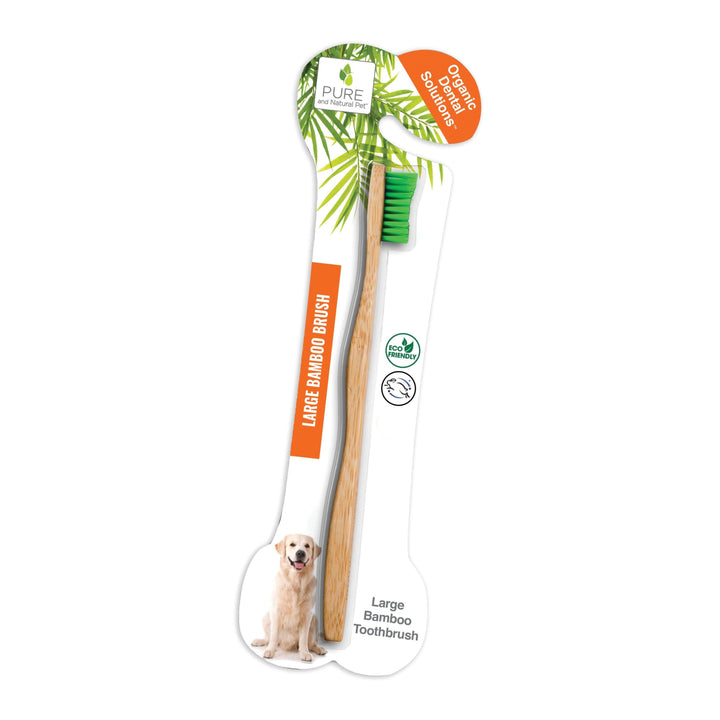 Bamboo Toothbrush for Large Dogs - Organic Dental Solutions®
